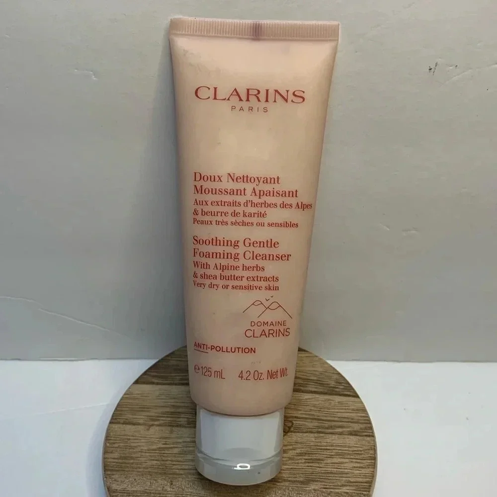 CLARINS Gentle Face Wash Cleanser Skin with Shea Butter 4.2 fl oz/125ml New
